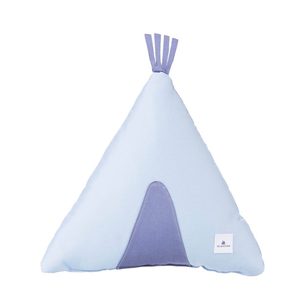 Cojín infantil de algodón en forma de tipi