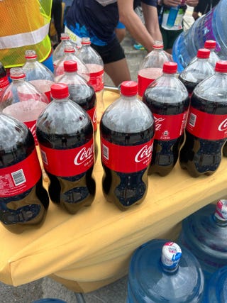 a group of bottles on a table