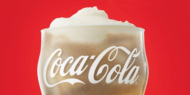 Coca-cola, Drink, Carbonated soft drinks, Cola, Soft drink, Non-alcoholic beverage, Coca, Plant, Cream, 