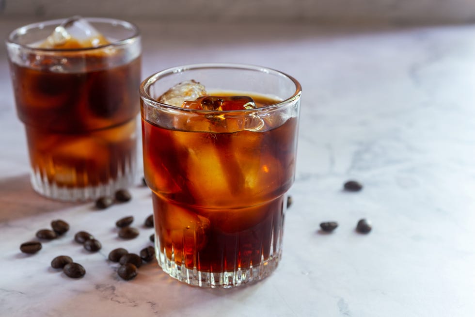 cold brew coffee with iced