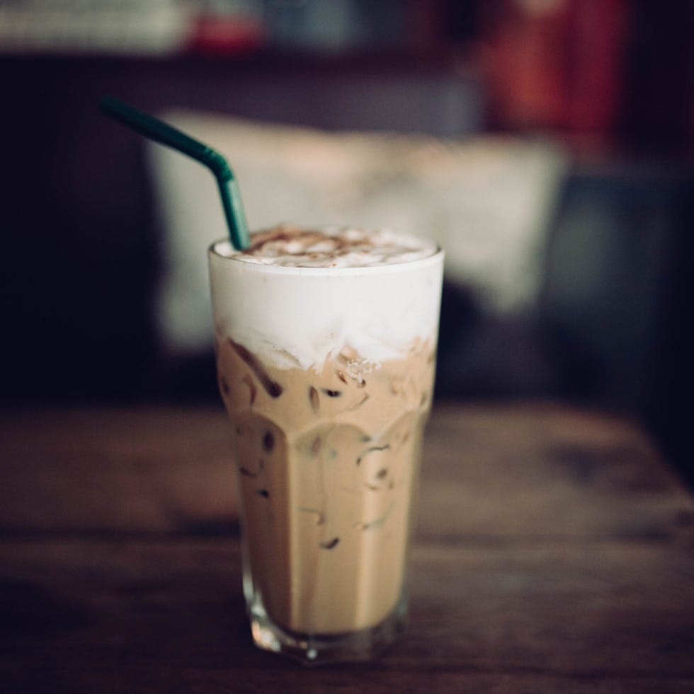 Cold cappuccino. Cold cappuccino.