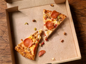 Cold, Leftover Pizza