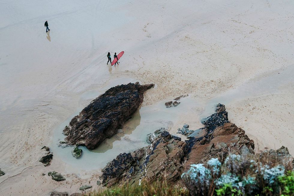 In Newquay wordt het hele jaar door gesurft ook in de koudere maanden