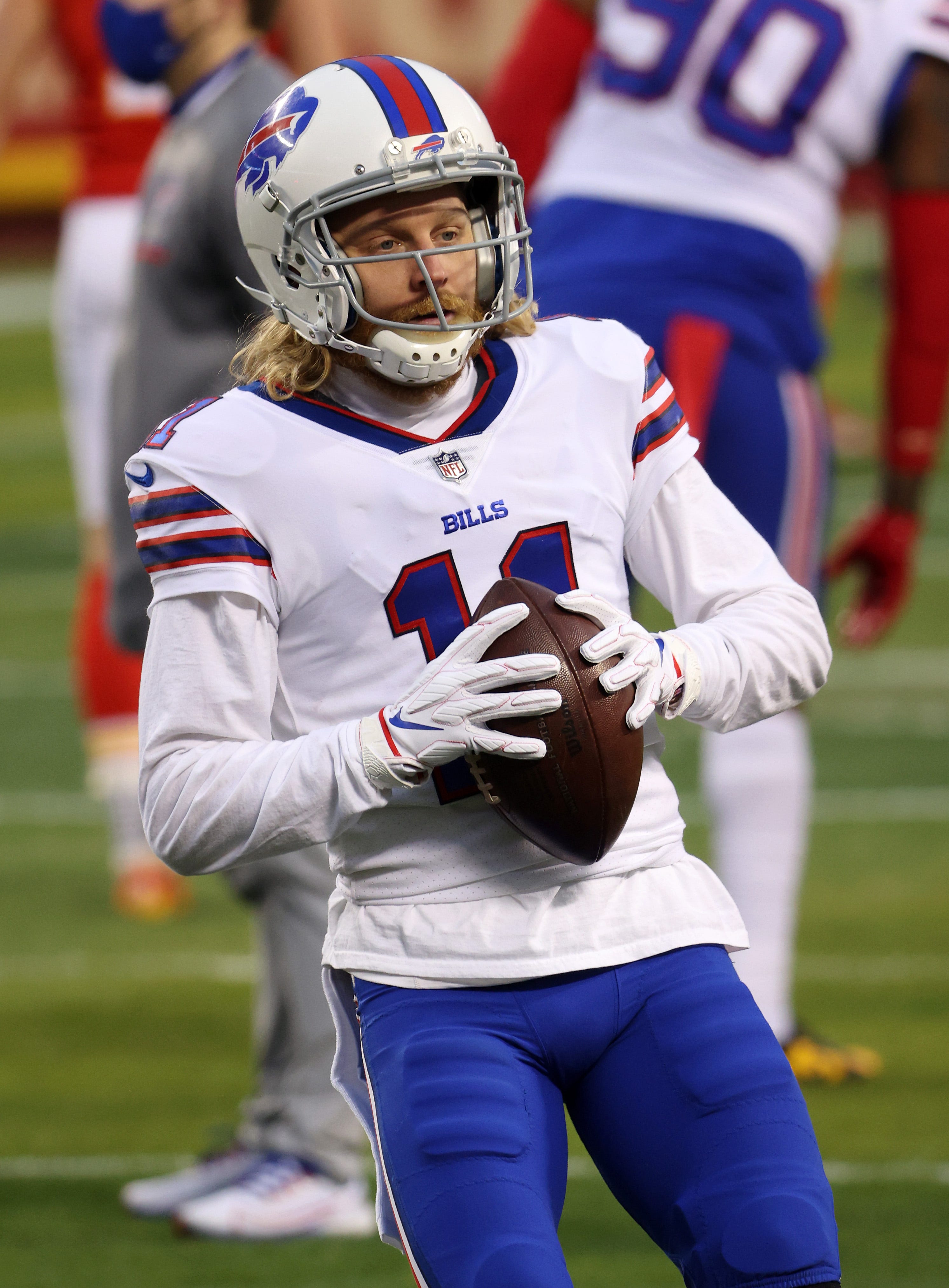 Buffalo Bills Wide Reciever Cole Beasley prior to the game between