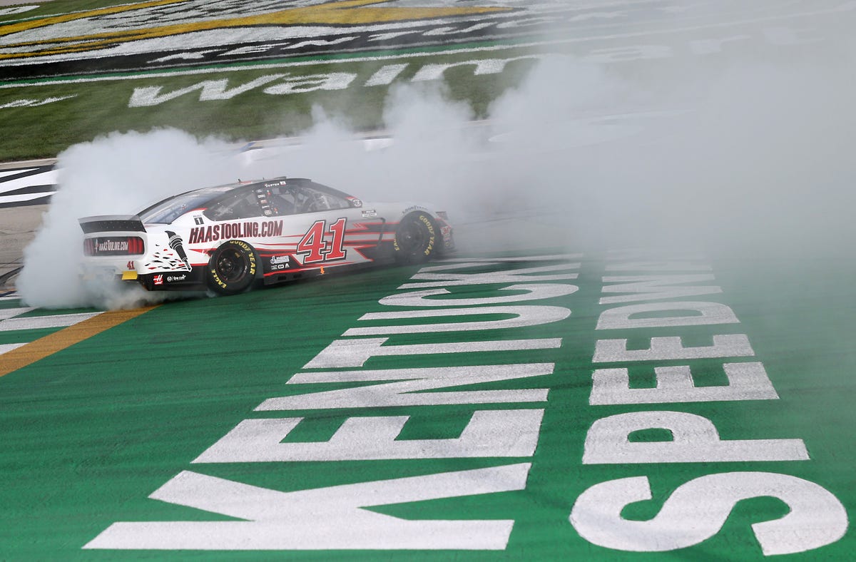 Cole Custer Steals NASCAR Win At Kentucky