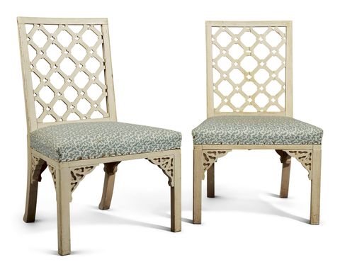 colefax and fowler neo gothic chairs