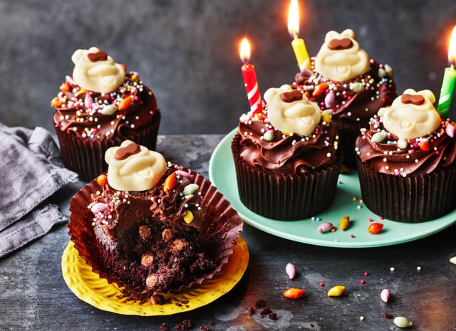 ms colin the caterpillar cupcakes