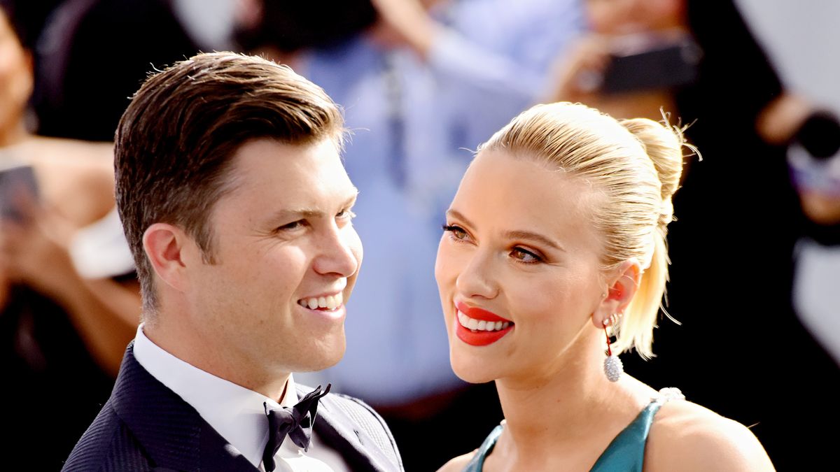 preview for Colin Jost and Scarlett Johansson at the 2018 Met Gala