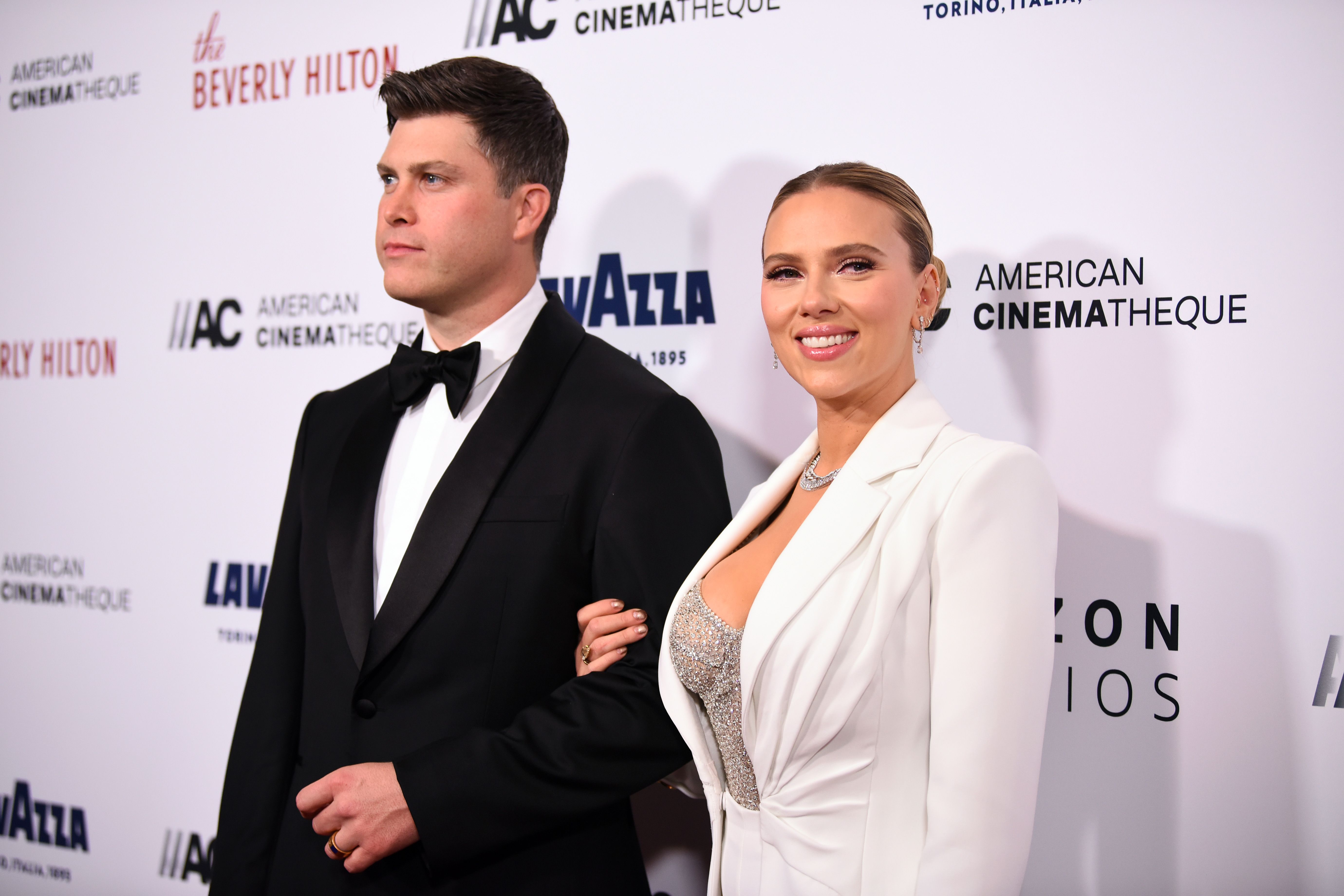 Scarlett Johansson Wore Corset Top In First Red Carpet Since Baby