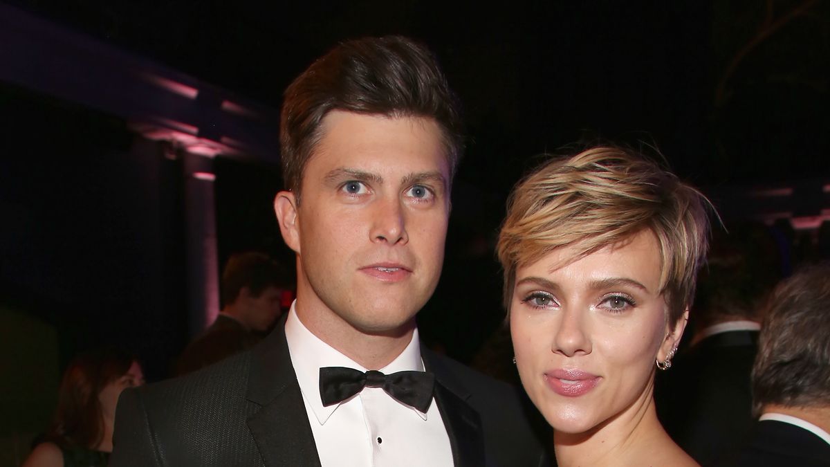 preview for Colin Jost and Scarlett Johansson at the 2018 Met Gala