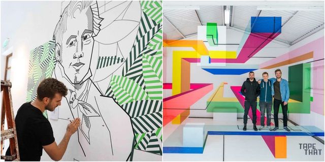 柏林「膠帶藝術」七月來台開展！《聚膠行動 #TapeArt》取代傳統塗鴉噴漆媒材成亮點