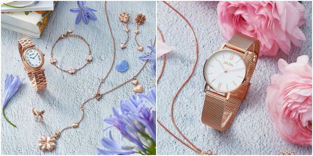 Lavender, Fashion accessory, Watch, Analog watch, Feather, Strap, Jewellery, Plant, Still life photography, 
