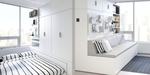 IKEA推出超唯美「蝸居」設計給房間小小的你！一張床、書桌、沙發融為一體，還是電動的好方便