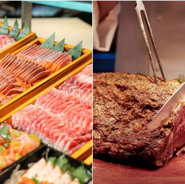 無肉不歡、海鮮控請筆記！台北最狂buffet懶人包，「現切牛排、肥美海鮮、多國料理」吃到飽