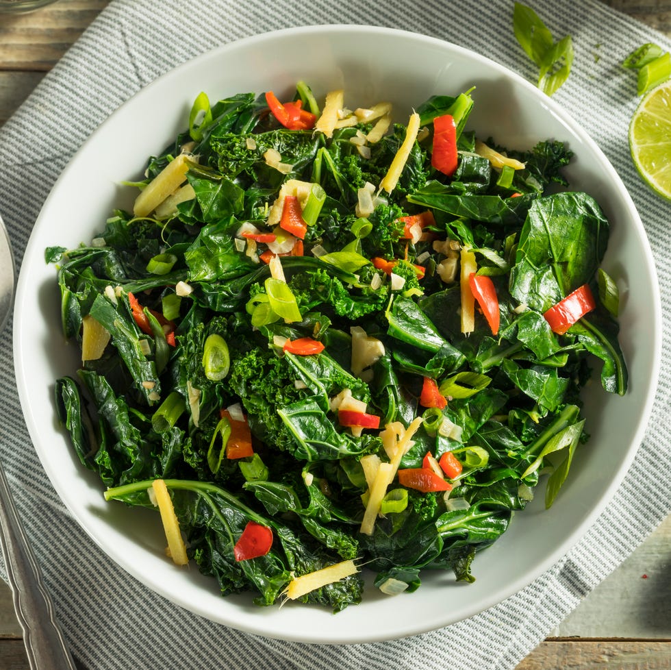 foods high in magnesium collard greens collard green salad