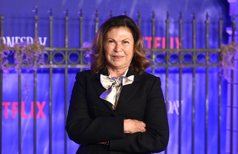 colleen atwood at the premiere of netflix's wednesday held at hollywood legion theater on november 16, 2022 in los angeles, california