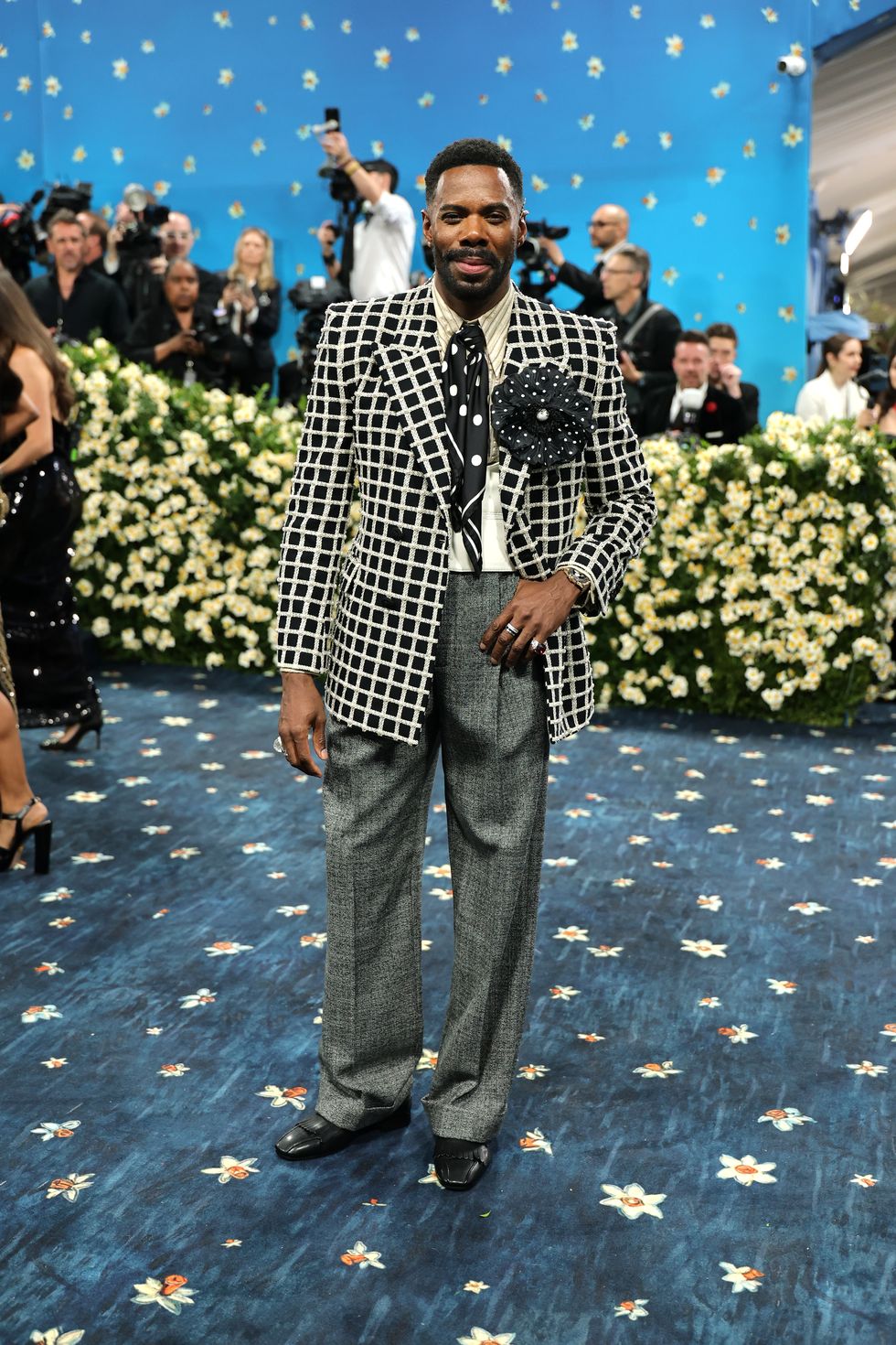 the 2025 met gala celebrating "superfine: tailoring black style" arrivals