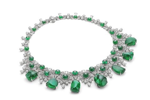 high jewelry magnifica necklace by bulgari