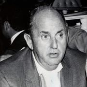 Music. Personalities. pic: circa 1960's. Elvis Presley's manager Col. Tom Parker with his cigar. In the 1950's Elvis Presley came to fame, and was the first real rock-n-roll singer.Music, Personalities, pic: circa 1960's, Elvis Presley's manager Col, Tom Parker with his cigar, In the 1950's Elvis Presley came to fame, and was the first real rock-n-roll singer (Photo by Popperfoto via Getty Images/Getty Images)