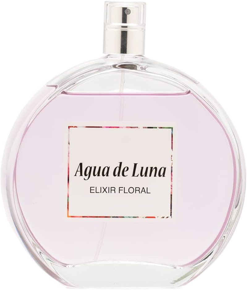 colonia floral en bote cristal