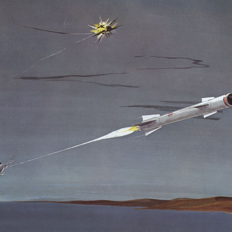 sidewinder missile illustration