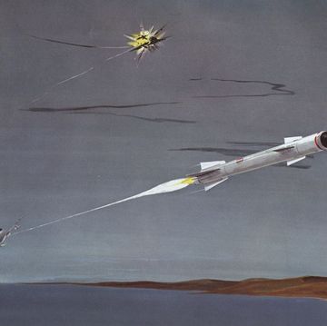 sidewinder missile illustration