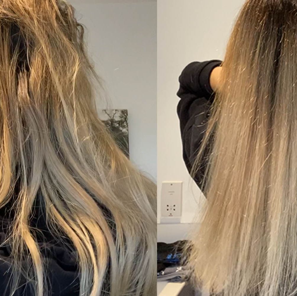 I Tried Color Wow's Viral Dream Coat Spray and It Gave Me Glassy, Liquid  Hair