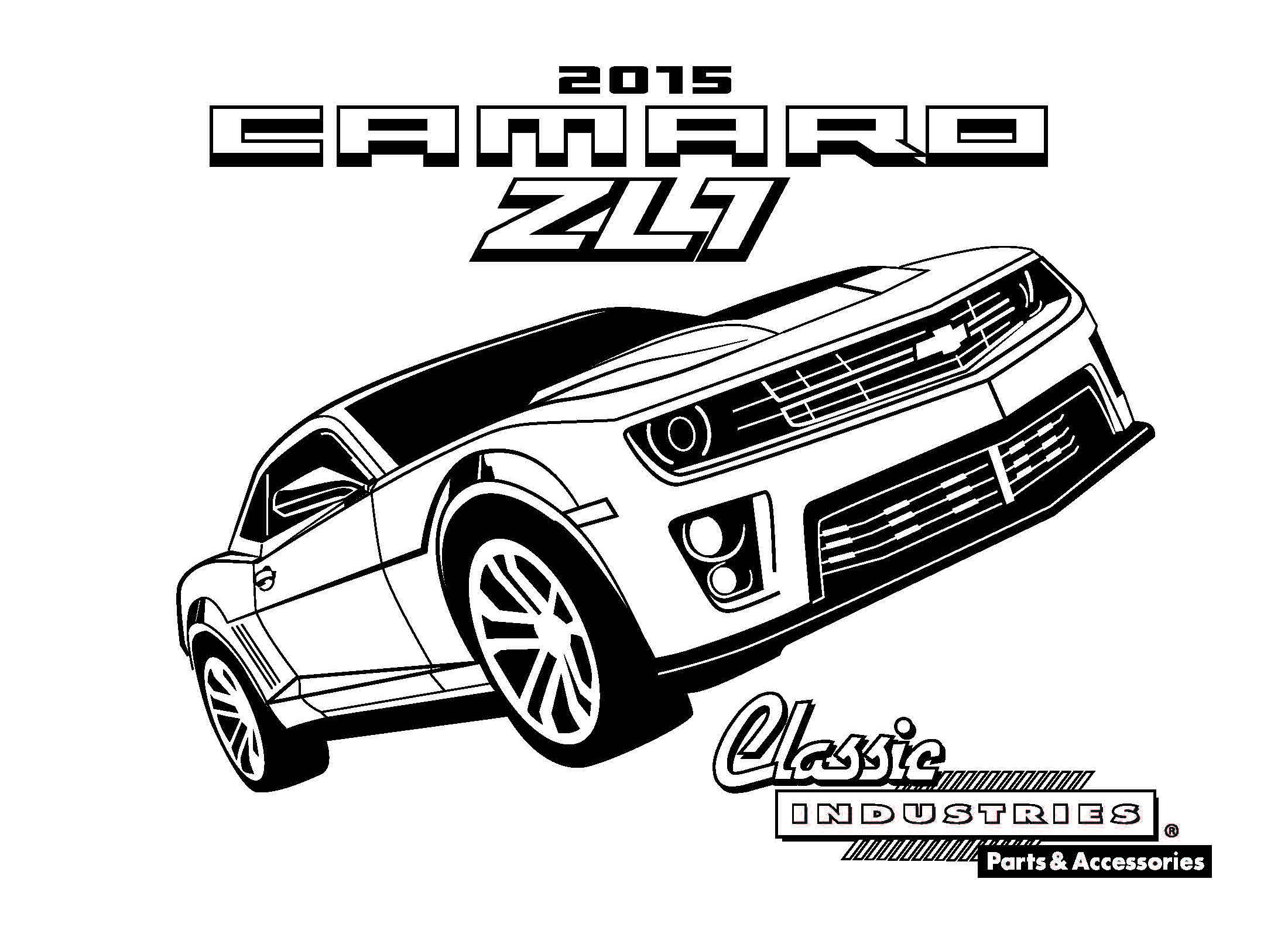 Coloring Pages Of Camaros