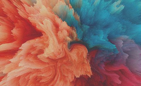 colored powder explosion abstract background