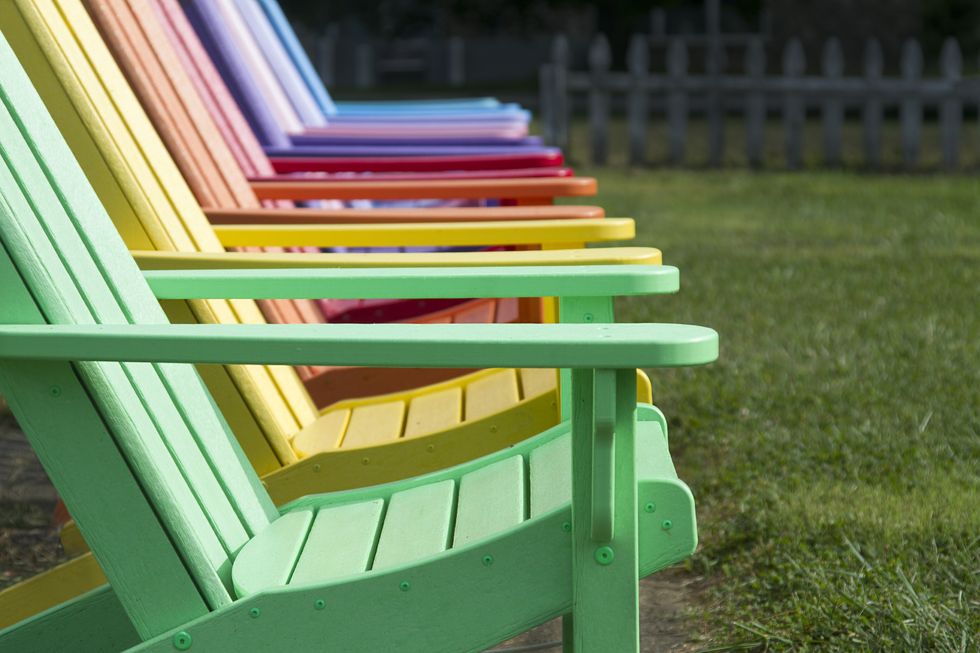 Colorful Adirondack Chairs