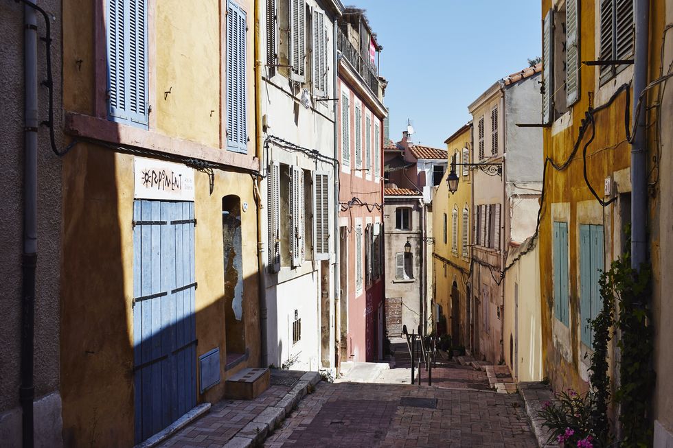 Panier Marsiglia case colorate