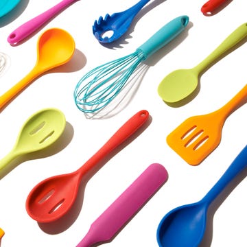 colorful kitchen tools