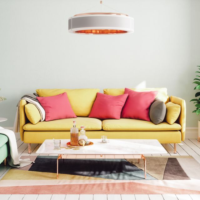 colorful modern living room design