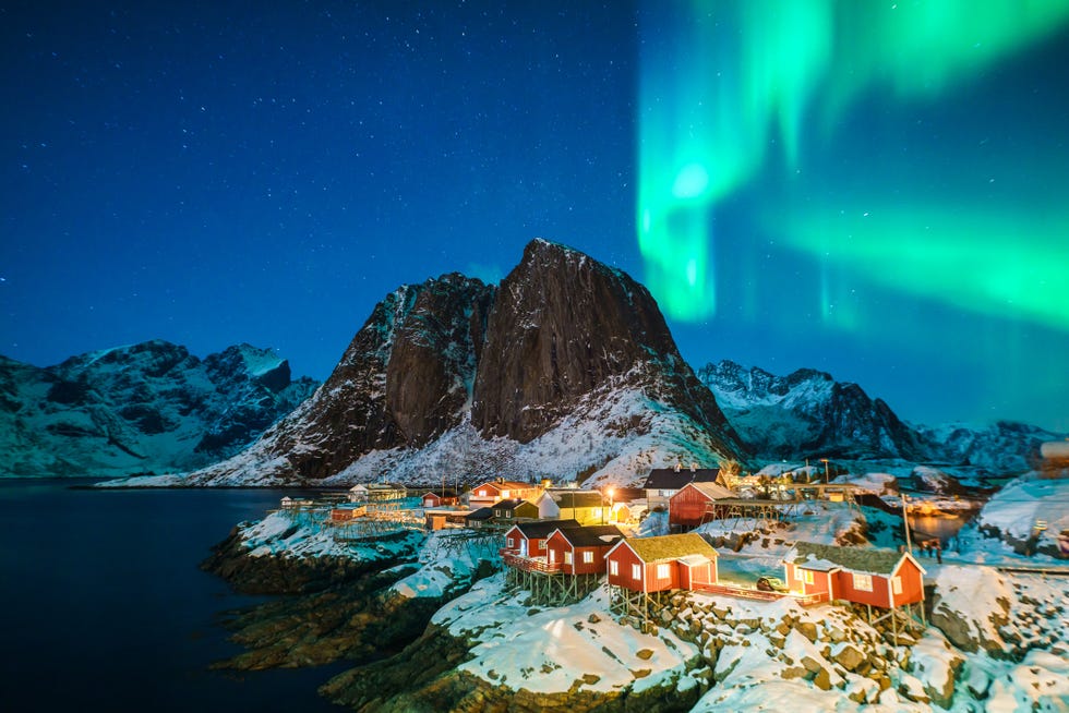 colorful northern lights