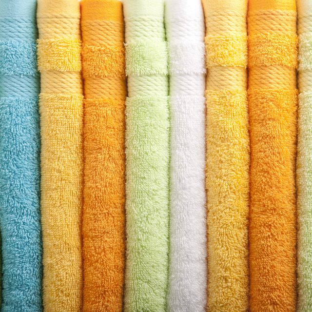 colorful towels