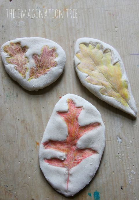 salt dough leaves   leaf craft leaf art for kids