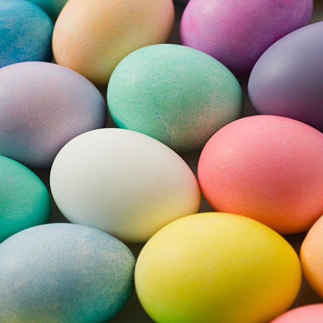 colorful eggs for easter