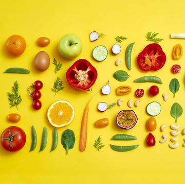 colourful food conceptual still life