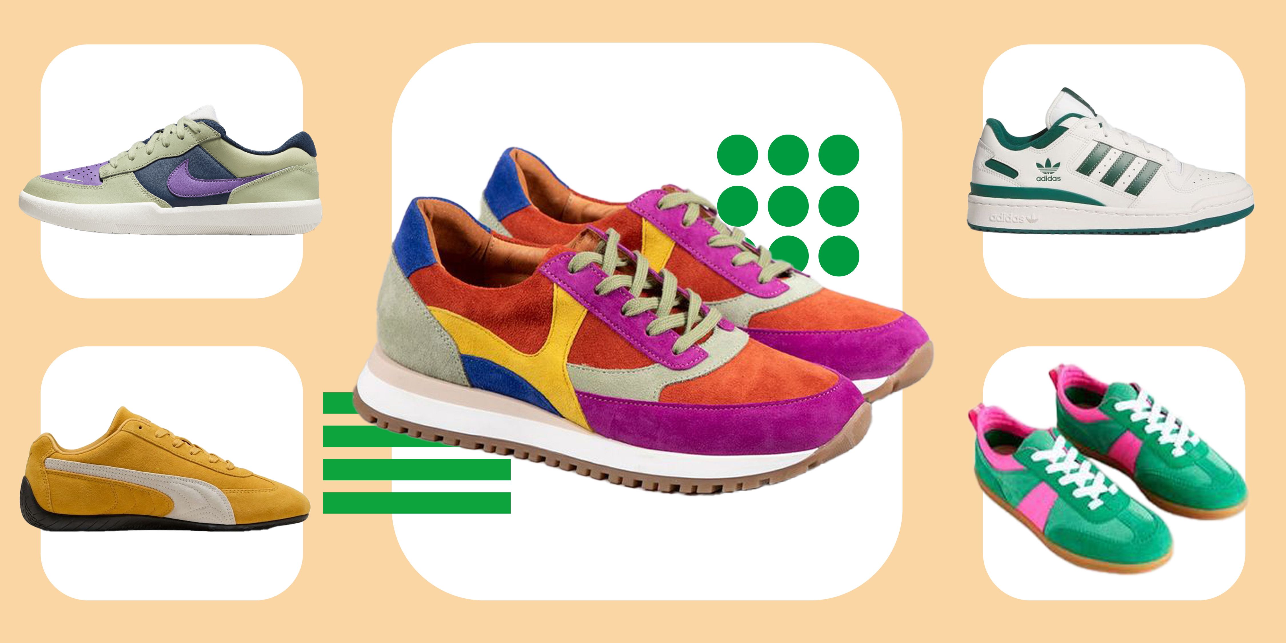 Bright coloured trainers uk online