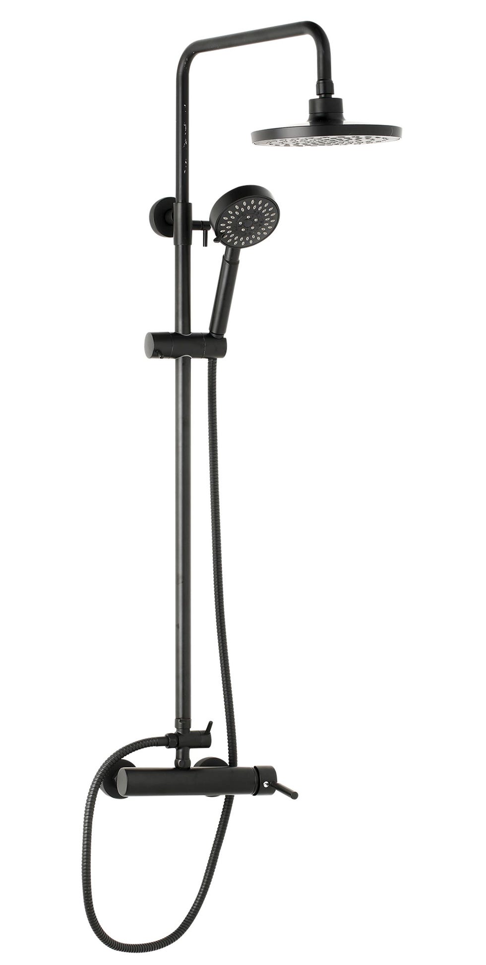 Columna de ducha negra