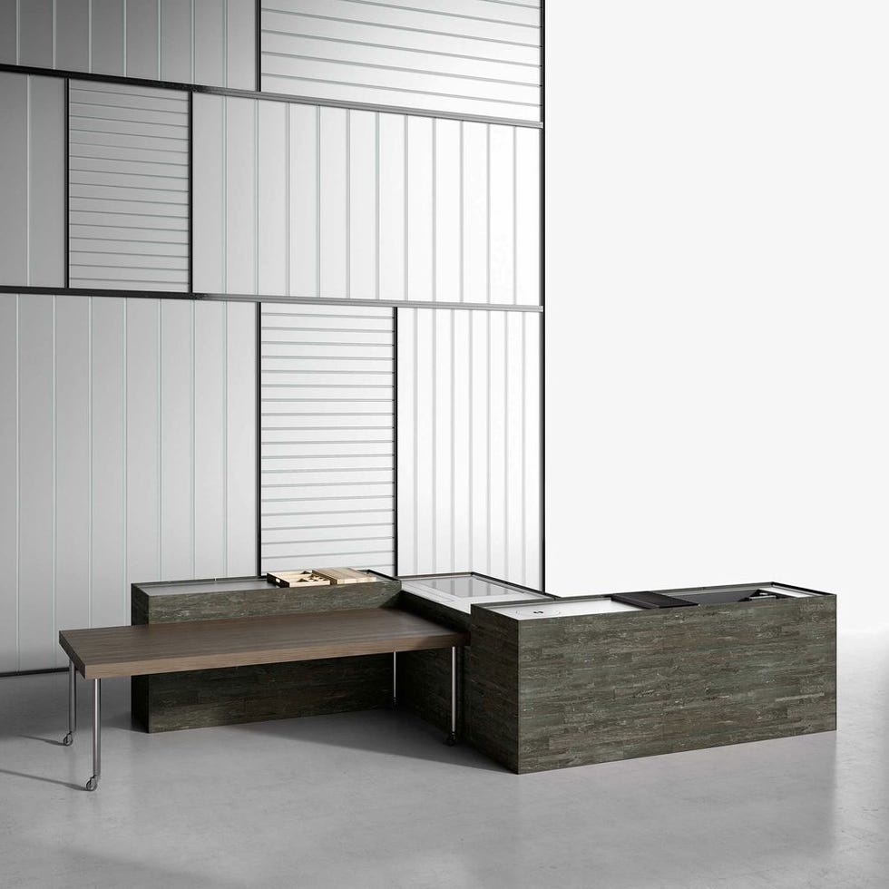 ‘Combine’ by Piero Lissoni for Boffi, made of compact island blocks Prices from £43,200
