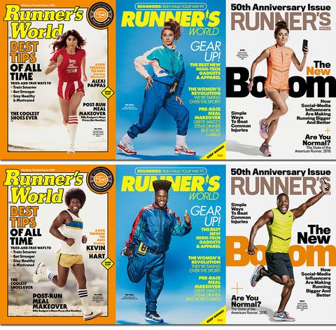 combined image Alexi Pappas Kevin Hart retro covers