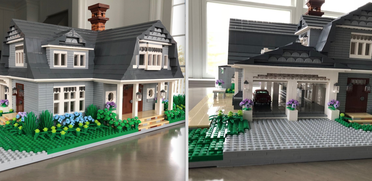 te binden Verbonden Oranje This Etsy Artist Can Create a Lego Replica of Your House