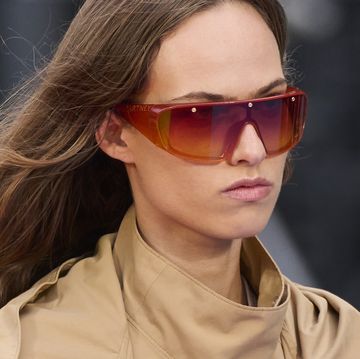 a woman wearing sunglasses