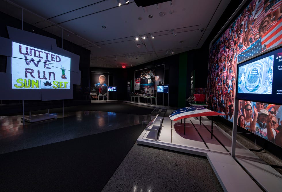 A look inside “Comeback Season: Sports After 9/11,” a new exhibit at the National September 11 Memorial & Museum.