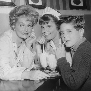 lucille ball with her children over fun drinks