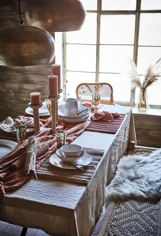 comedor estilo boho