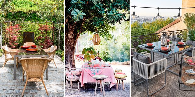 Mesas de exterior para disfrutar comiendo en tu jardín o terraza
