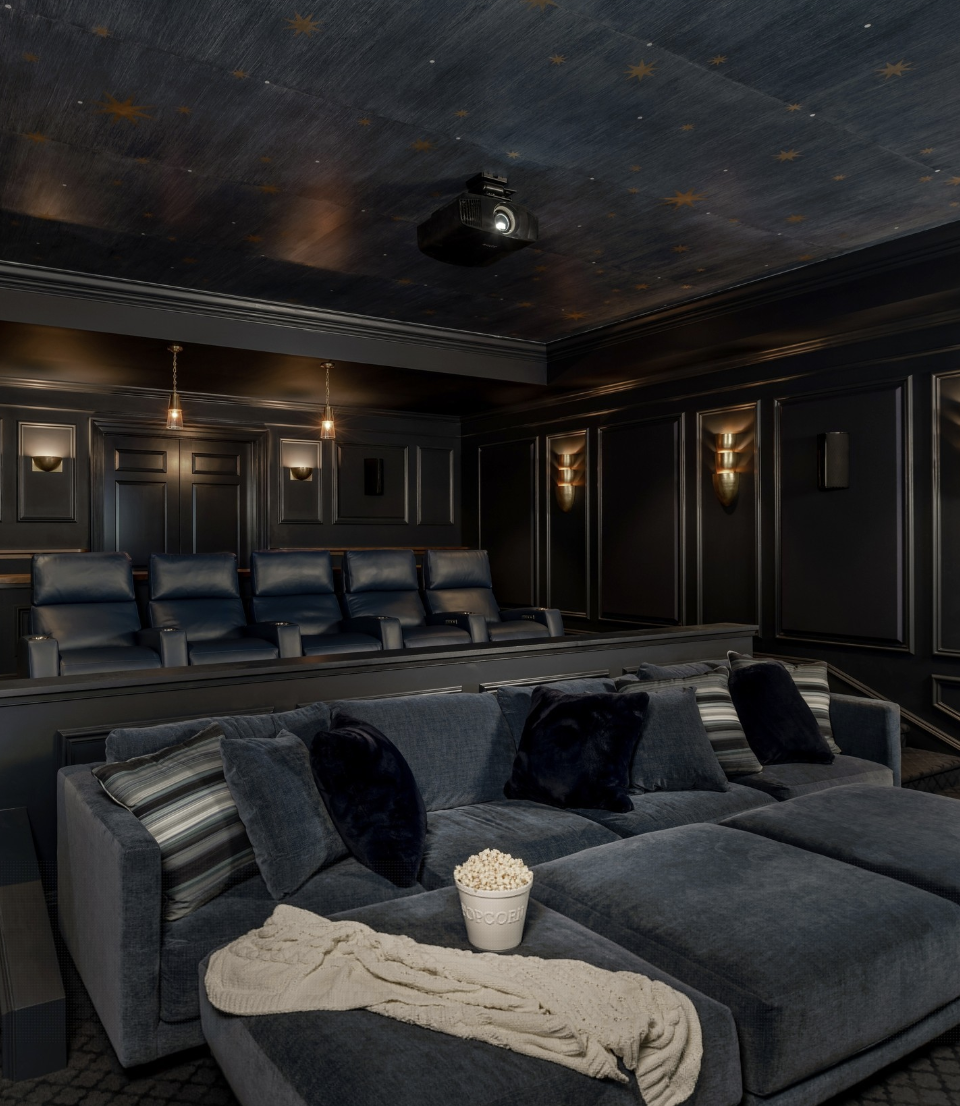 Small home theater room design deals ideas