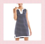 best travel dresses nautica womens breton stripes sleeveless v neck stretch cotton polo dress and anrabess women's casual loose sundress with pockets